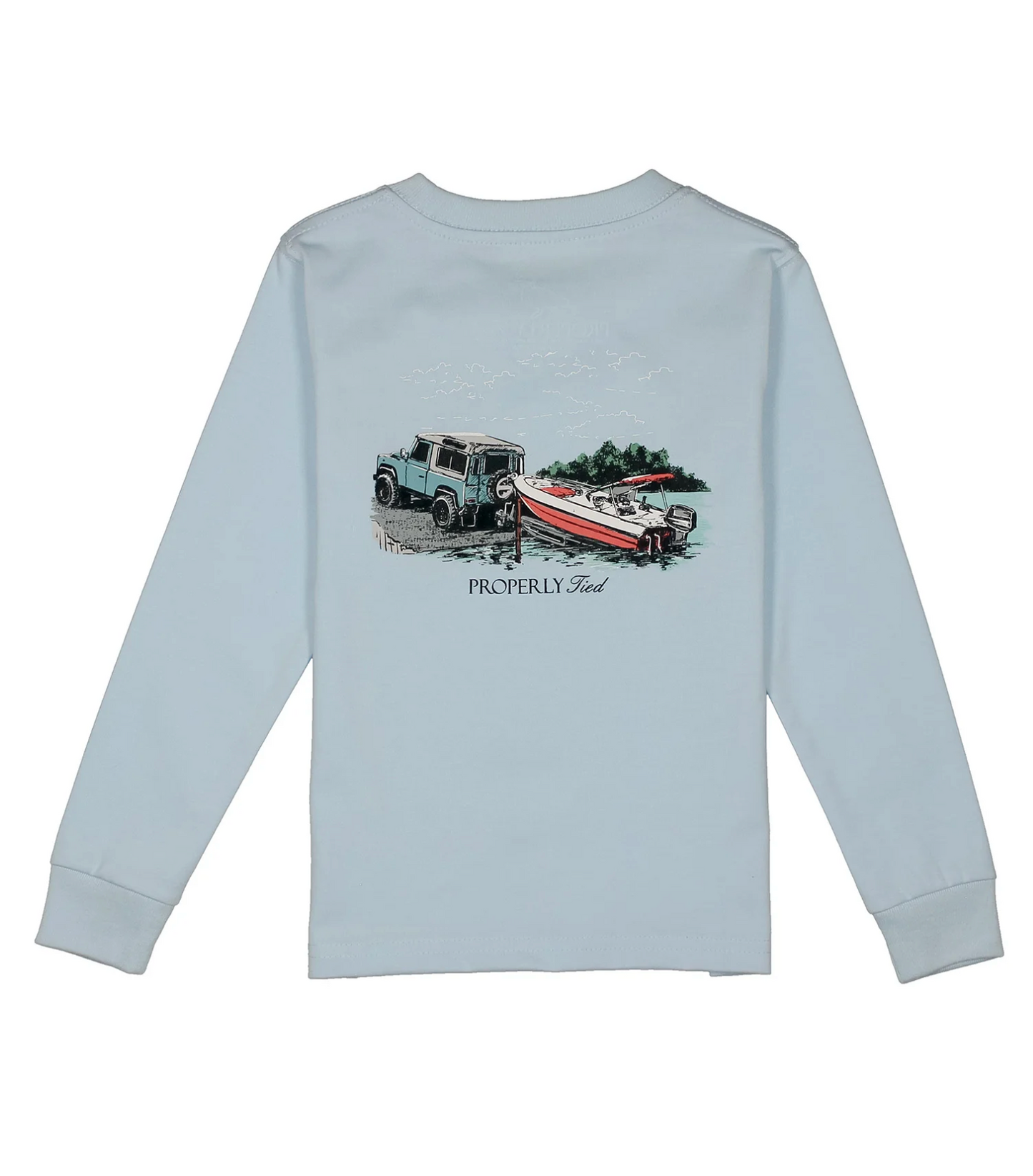 Boys Launch LS Periwinkle