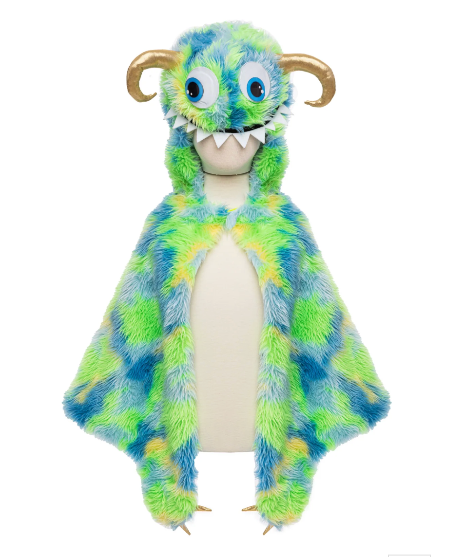 Swampy The Monster Cape, Green/Blue