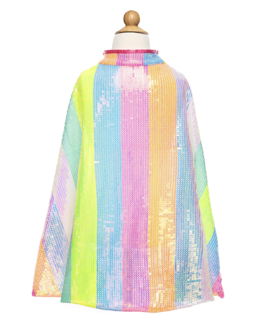 Stripy Sequins Cape