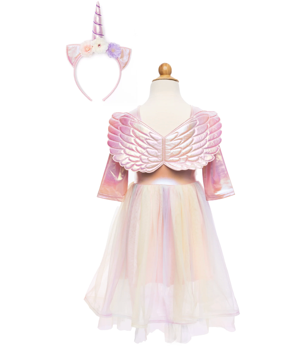 Alicorn Dress with Wings & Headband