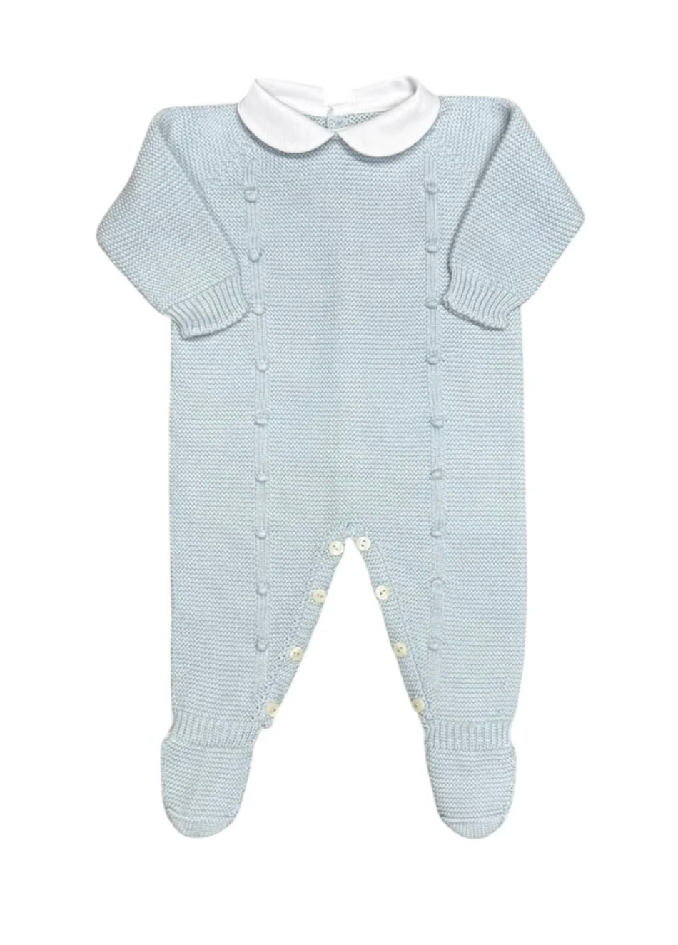 Light Blue Footie with Baubles