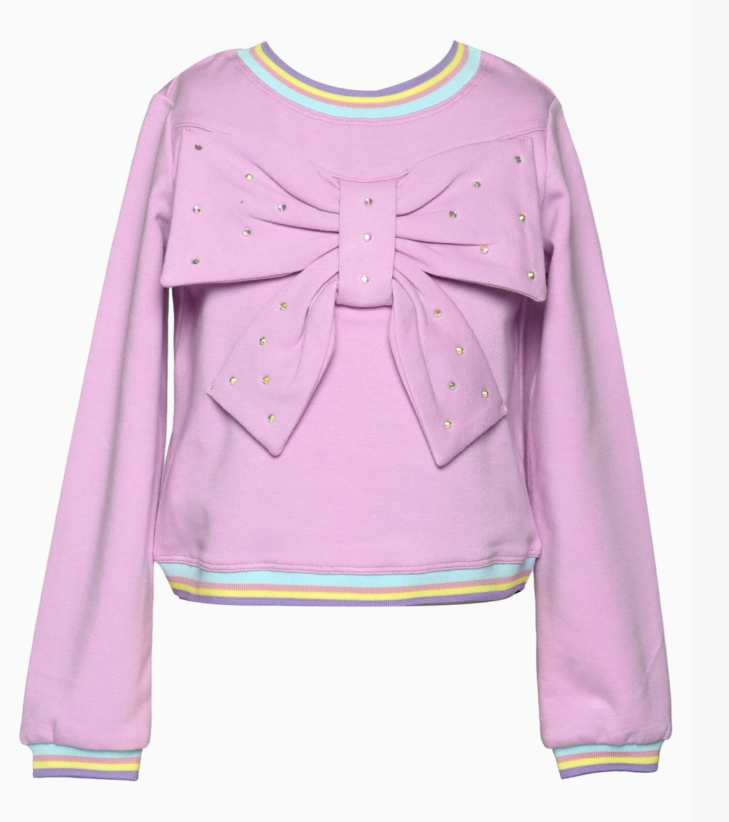 Long Sleeve Bow Detail Top