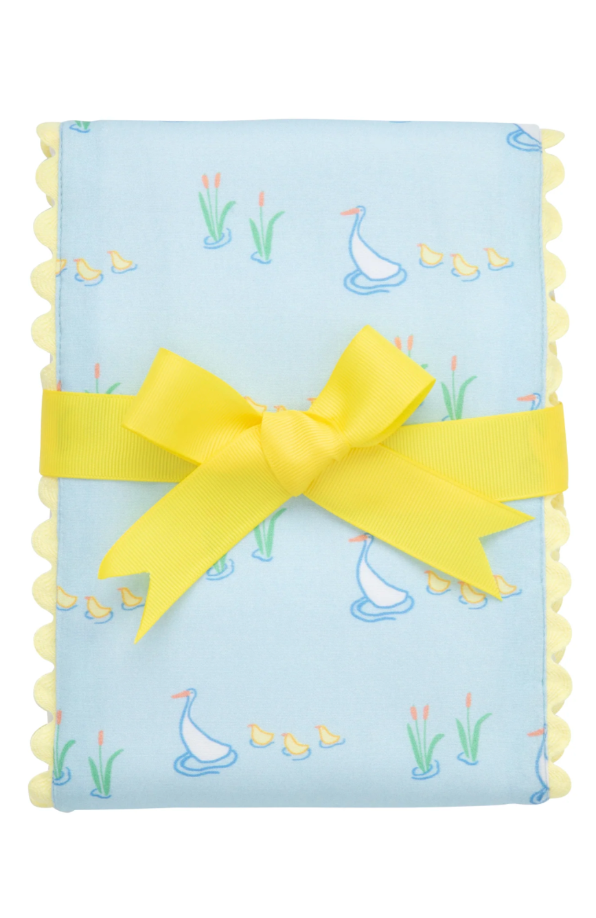 Duck Fancy Fabric Burp