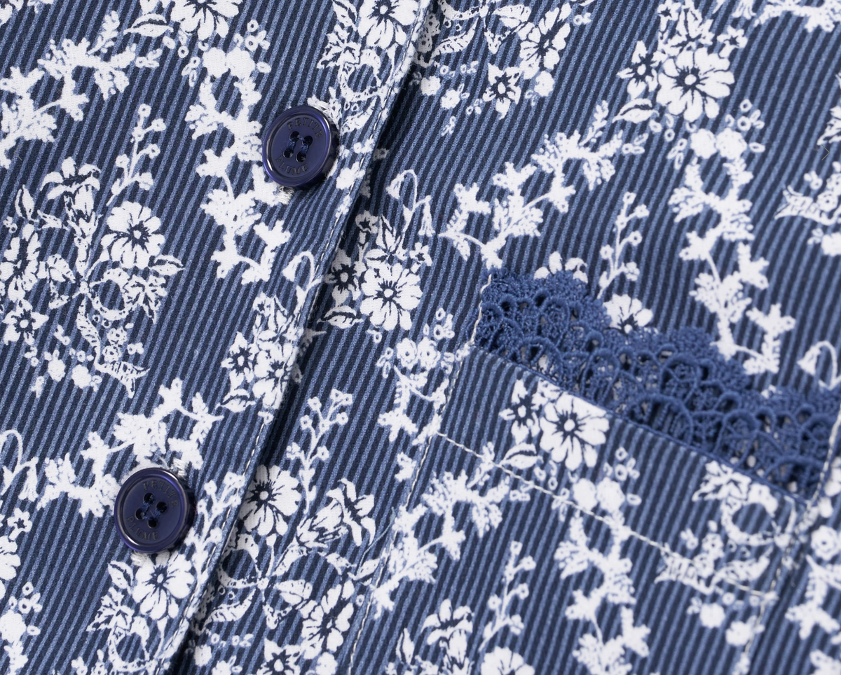 Twill Pajama Set Innkeeper Trellis