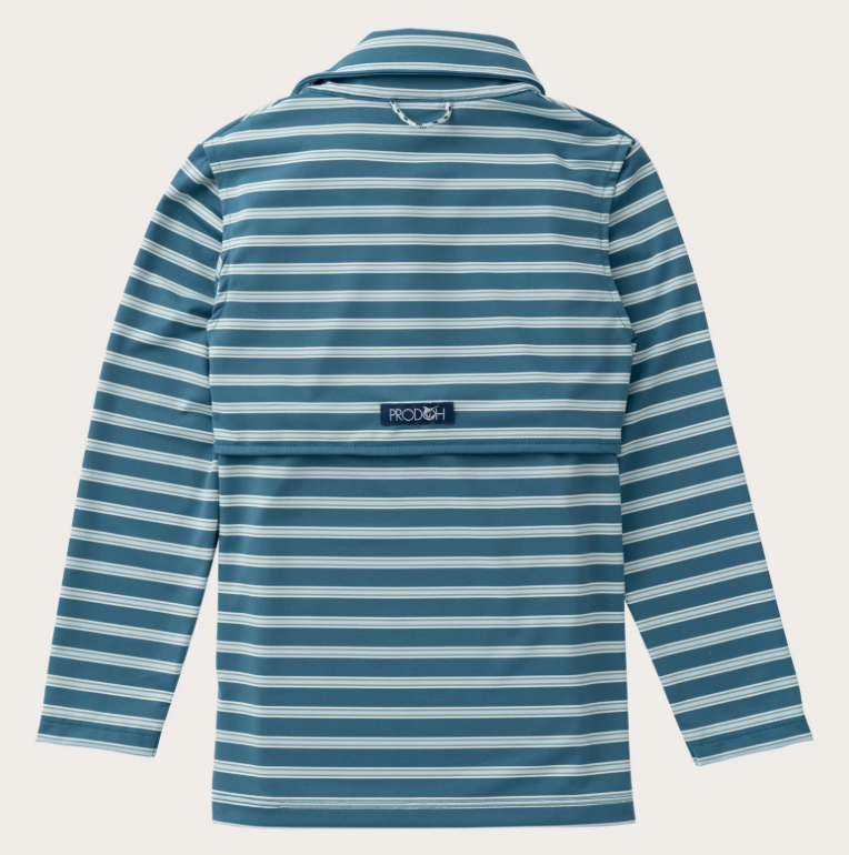 Pro Performance Polo Taperstry Green Stripe