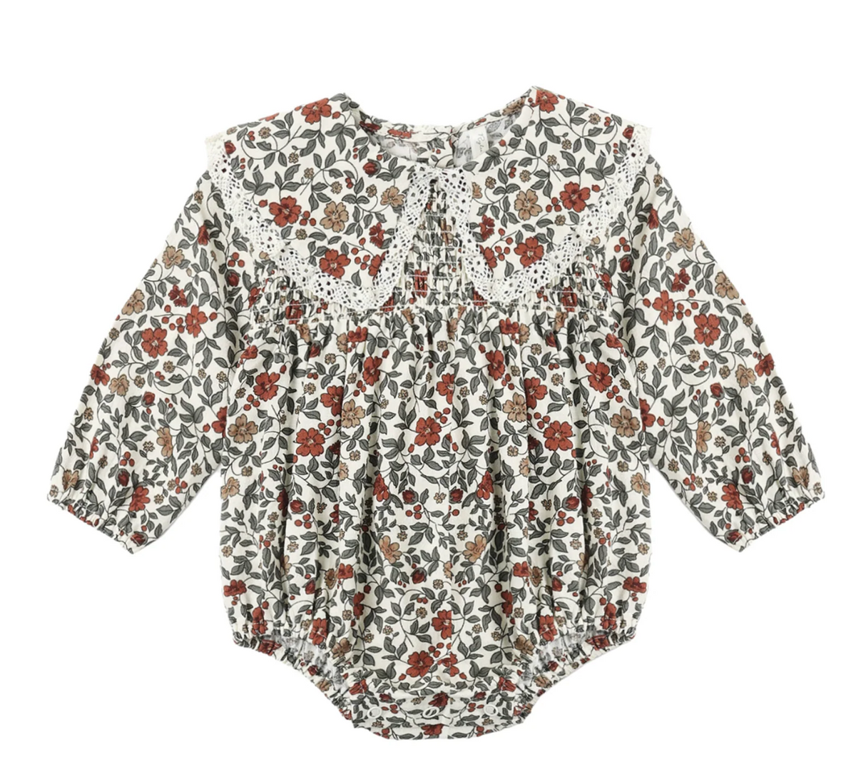 Fern Romper Holiday Floral
