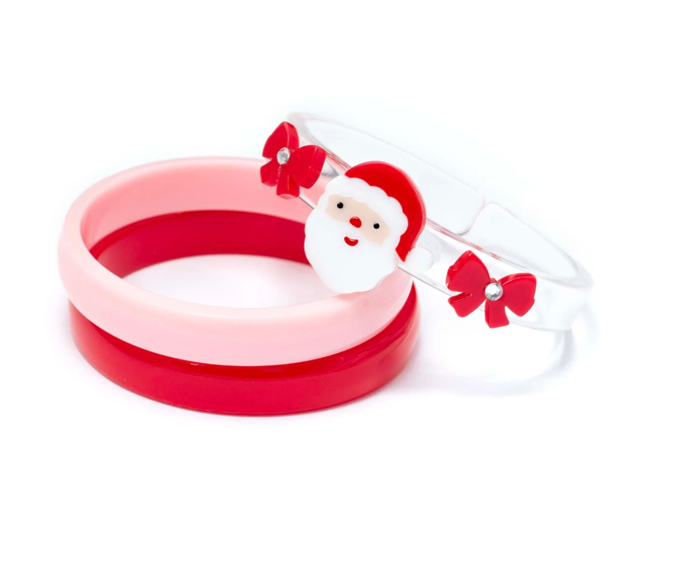 Santa Bows Red Bangles