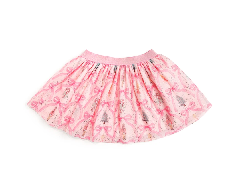Nutcracker Trellis Christmas Tutu Skirt