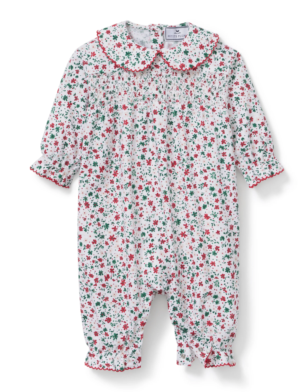 Baby's Twill Sabine Romper in Winter Garden