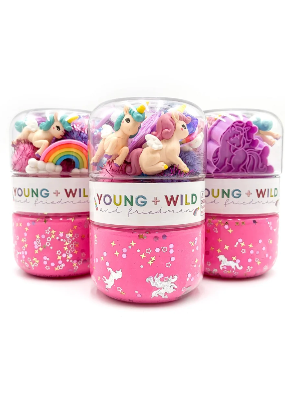 Grab & Go Dough Jar- Unicorn