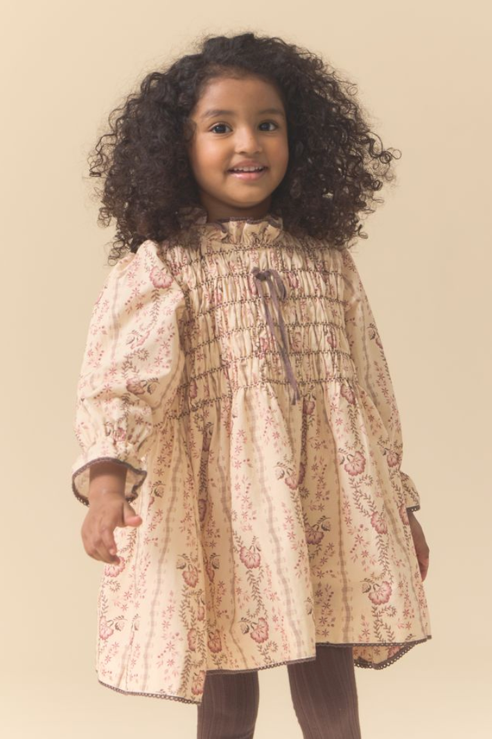 Parvati Dress in Fall Vine Print
