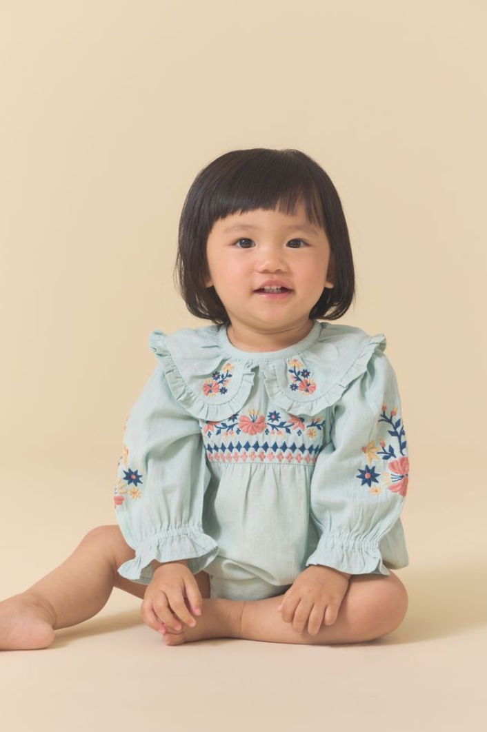Little Belle Romper Blue Haze