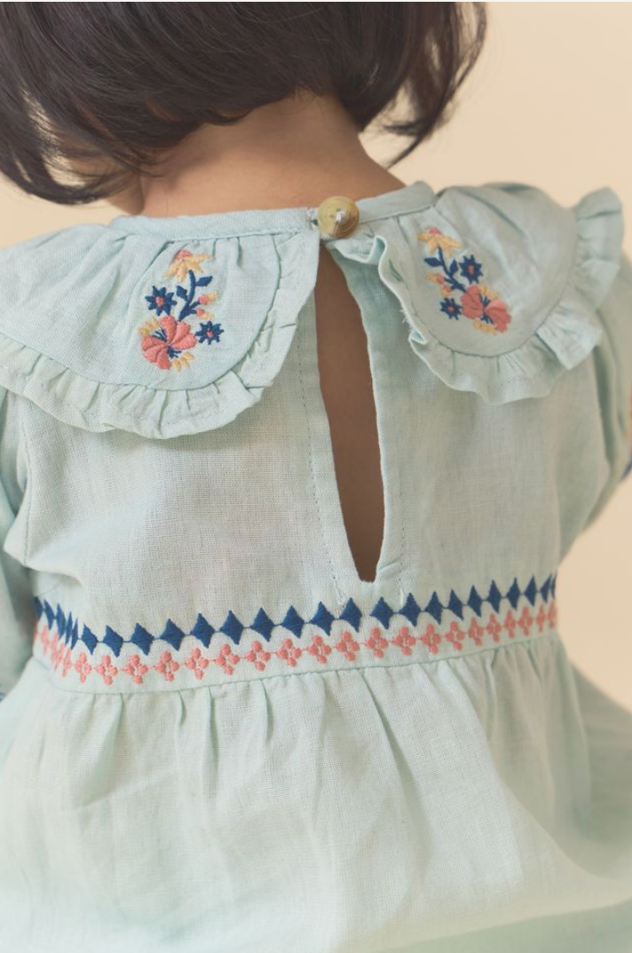 Little Belle Romper Blue Haze