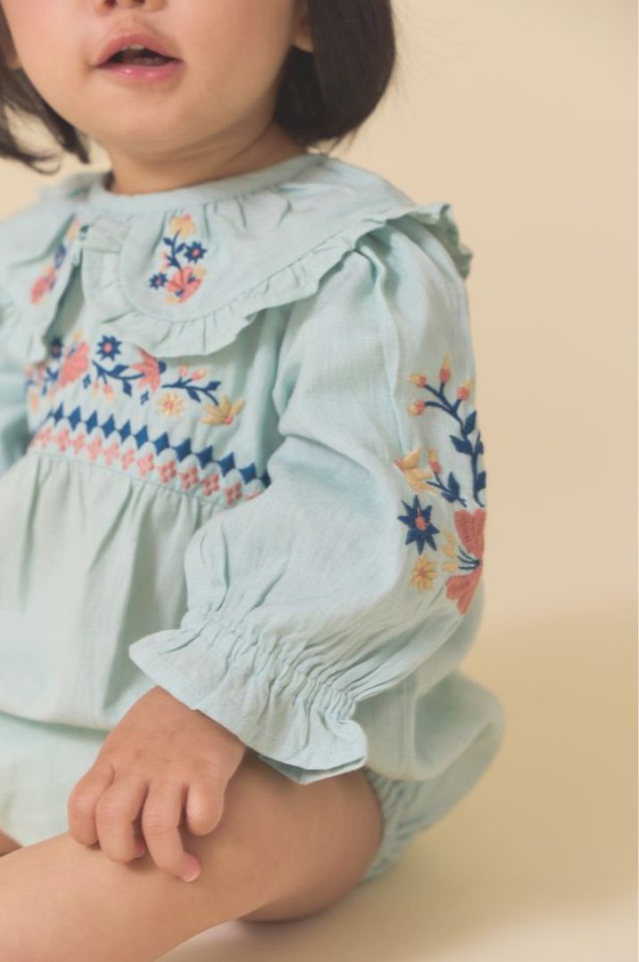 Little Belle Romper Blue Haze