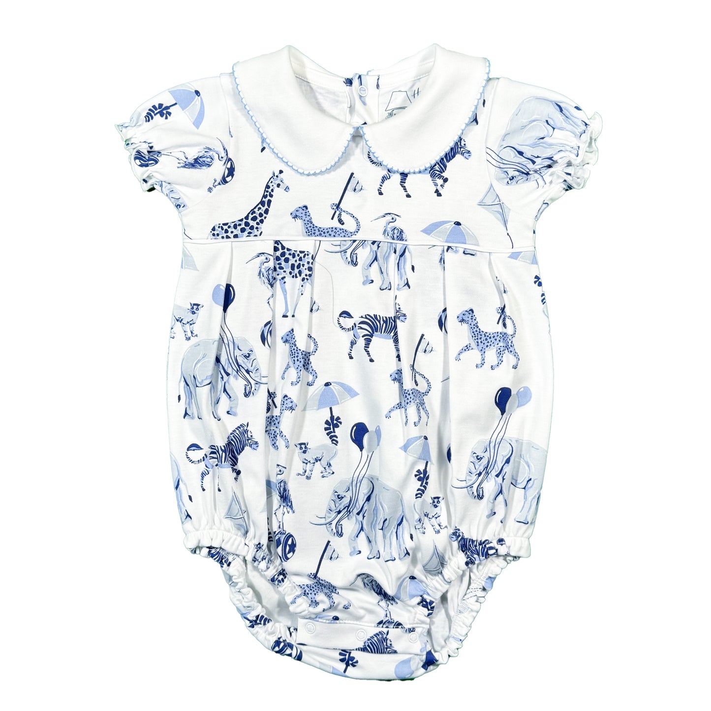 Chinoiserie Safari Girls SS Pleated Bubble
