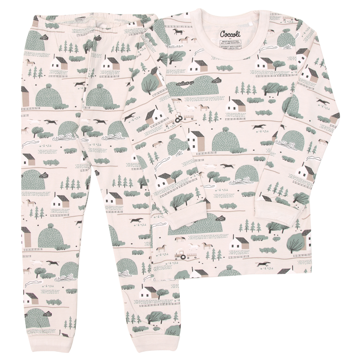 Beige Farm Pajama