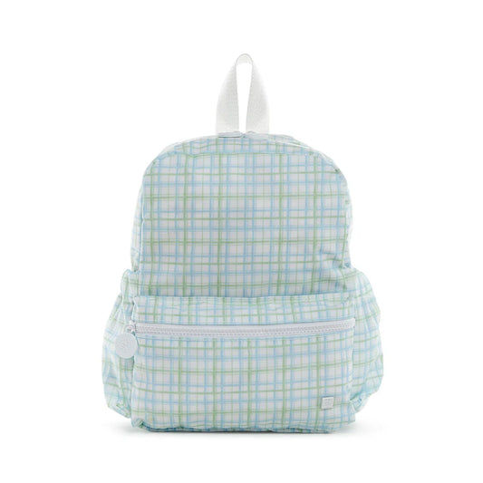 MINI BACKER- Classic Plaid Green