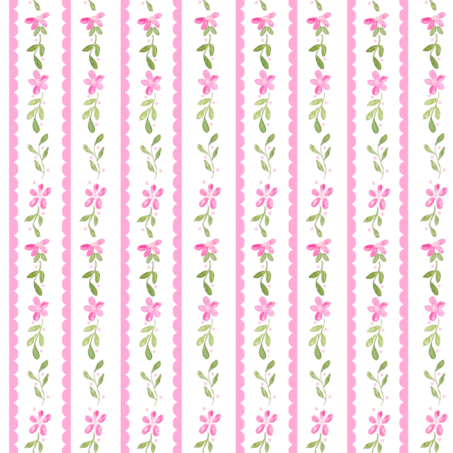 Cece Dress, Pink Floral Cord