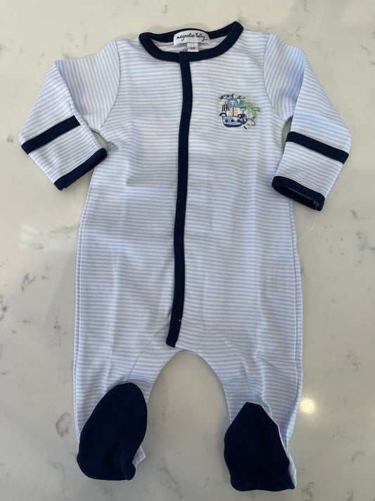 Pirate's Treasure Embroidered Footie