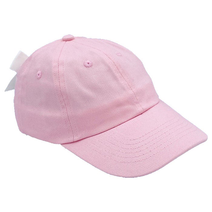 Bow Baseball Hat in Palmer Pink