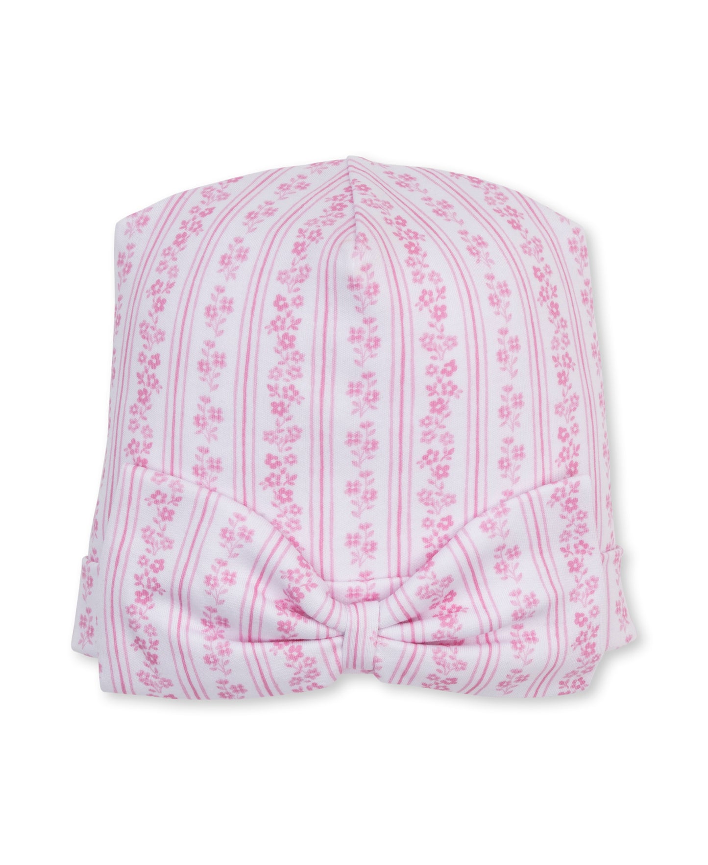 Watercolor Floral Stripes Hat