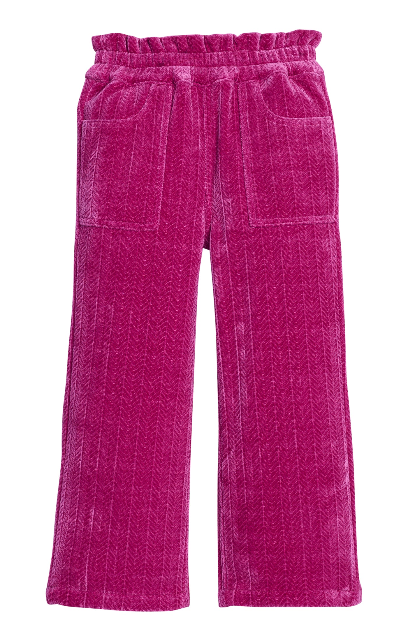 Chelsea Pant - Fuchsia Herringbone Corduroy