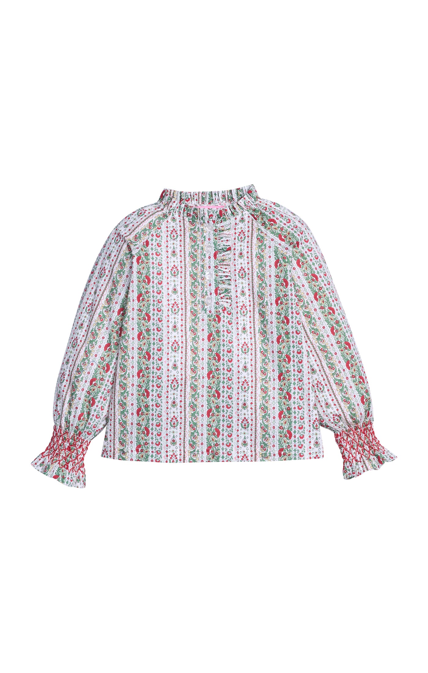 Shannon Top - St Moritz Floral Stripe
