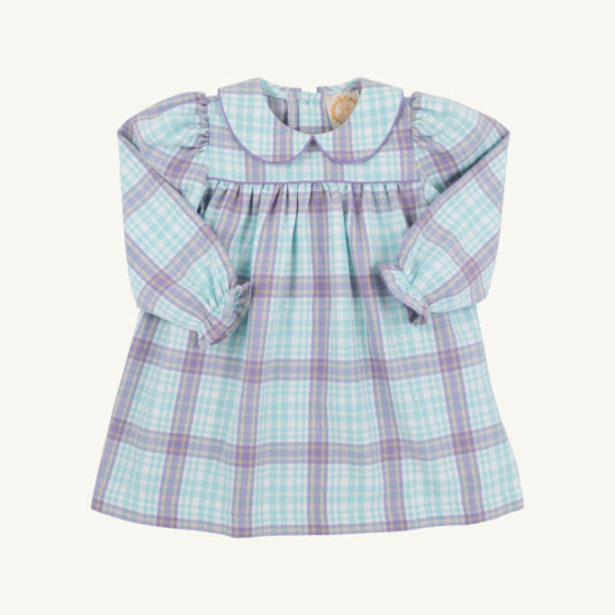 Long Sleeve Maerin Fitz Frock Bridge Club Hustle Houndstooth