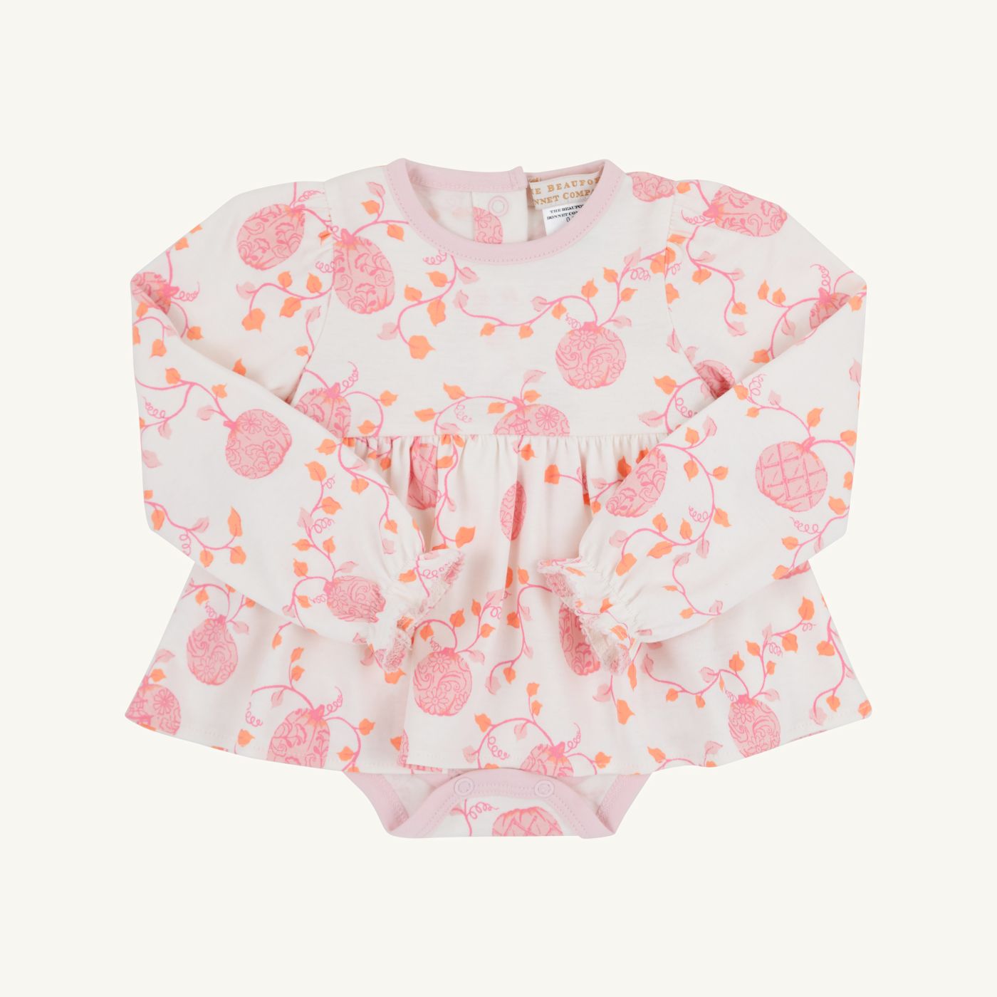 Long Sleeve Daisy Diaper Cover Dress Gourd-geous