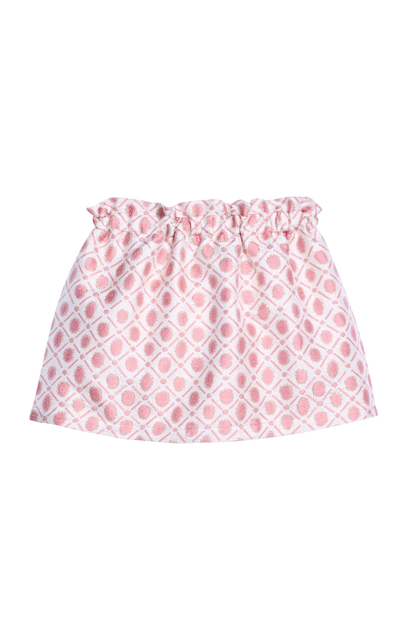 Portofino Skirt - Peach Jacquard