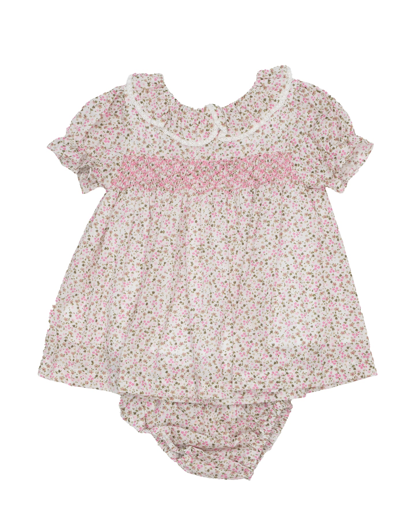 Allison Pink Clover Bloomer Set