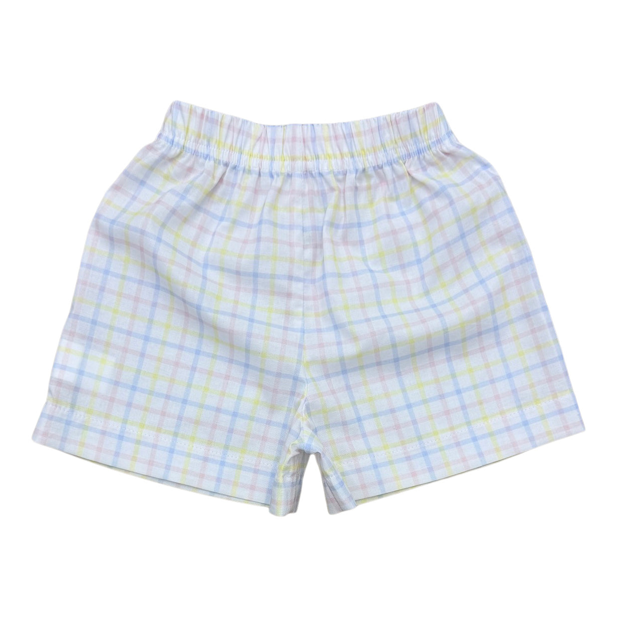 Retro Shorts - Primary Plaid