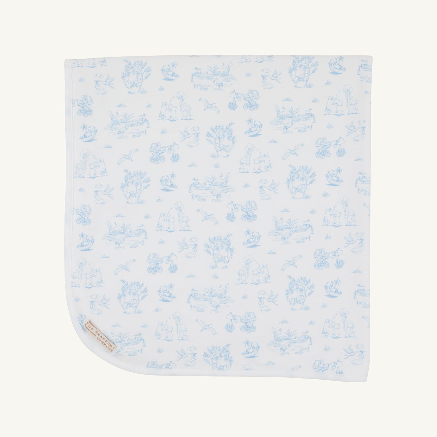 Sir Propers Sweet Arrival Beale Street Blue Baby Buggy Blanket
