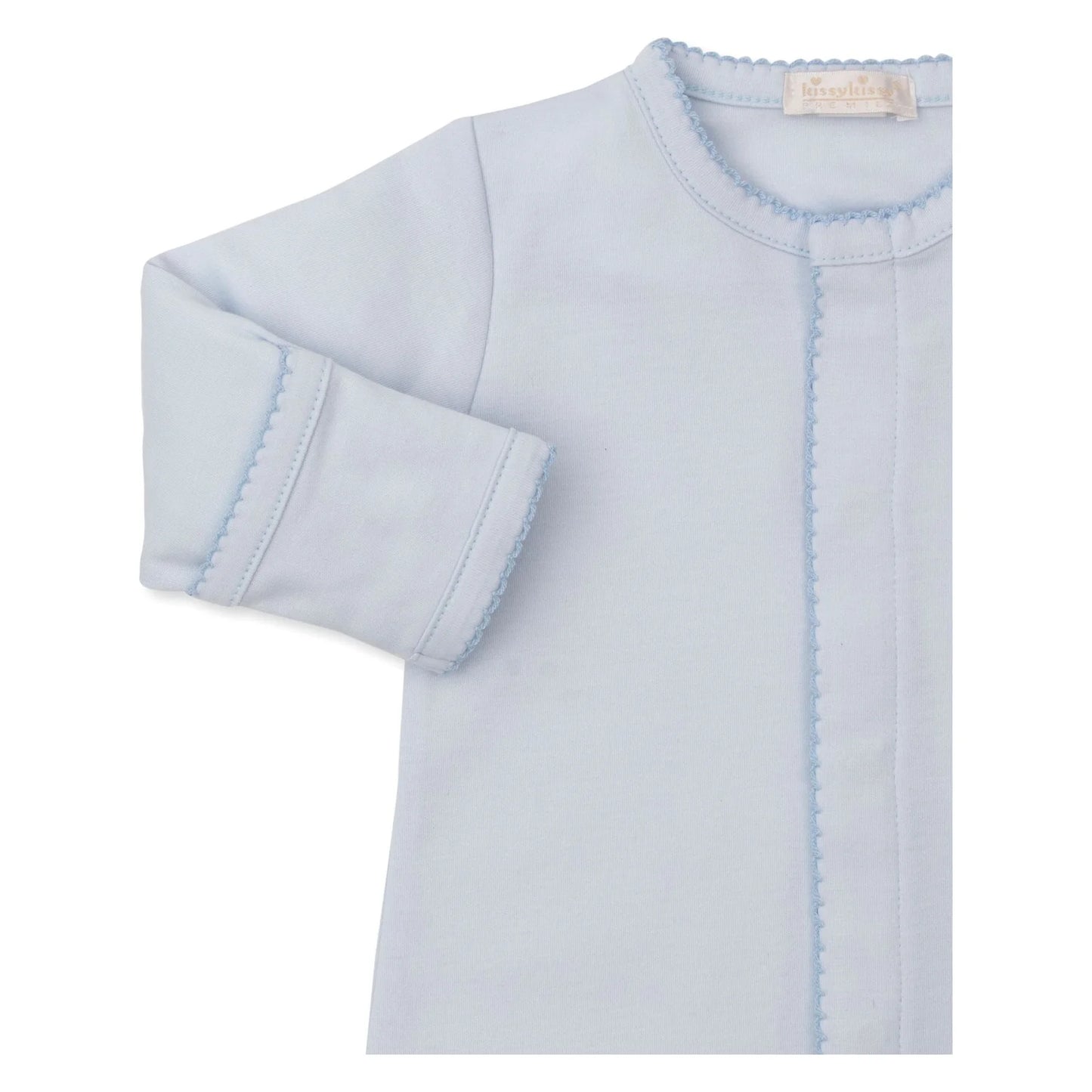 Premier Noah's Converter Gown w/ Hand Embroidery Light Blue