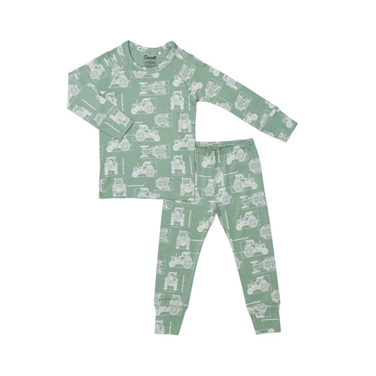 Tractors Two Piece Pajama