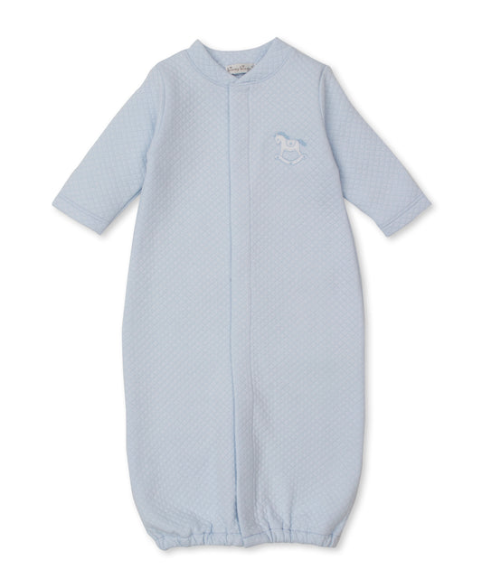 Riding Rockers Blue Jacquard Converter Gown