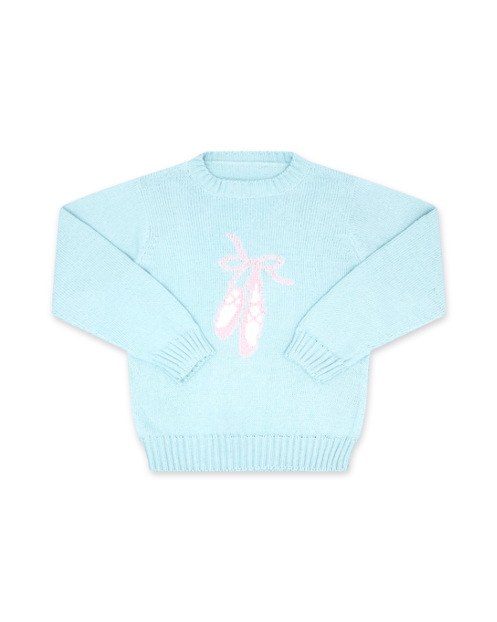 Cozy Up Sweater - Bluffton Blue, Ballet Slipper