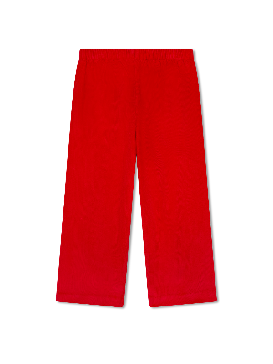 William Pant - High Point Red Corduroy