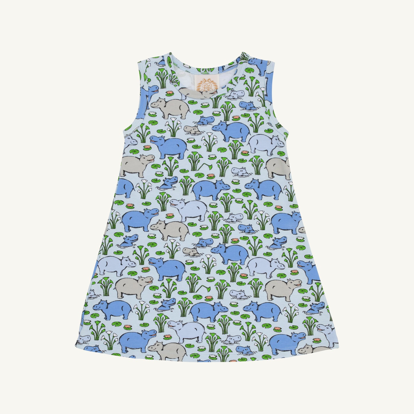 Polly Play Dress Sleeveless Bal Harbour Hippo (Beale St.Blue)