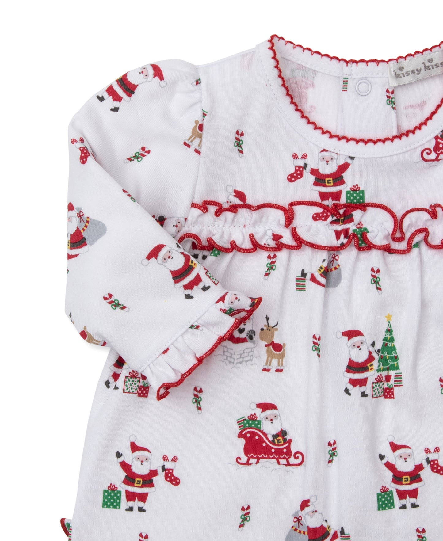 Christmas Capers Girls Playsuit