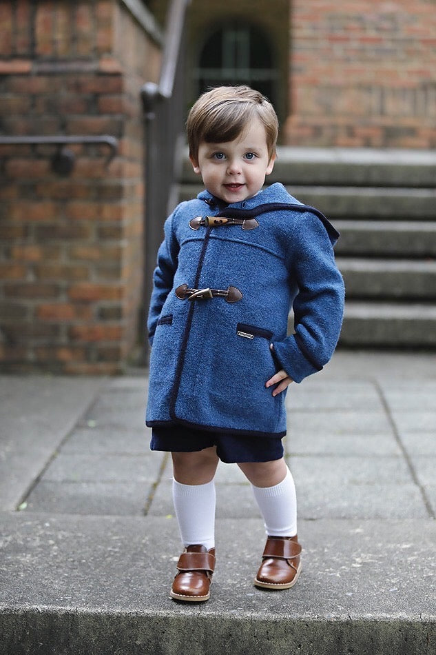 Toggle Southern Weight Coat Blue