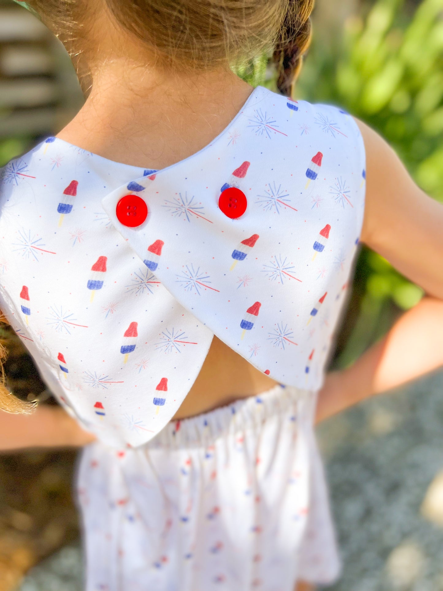 Addison Knit Dress Patriotic Pima