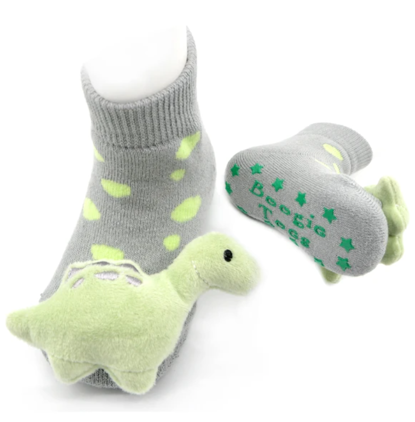 Green Dinosaur Boogie Toes