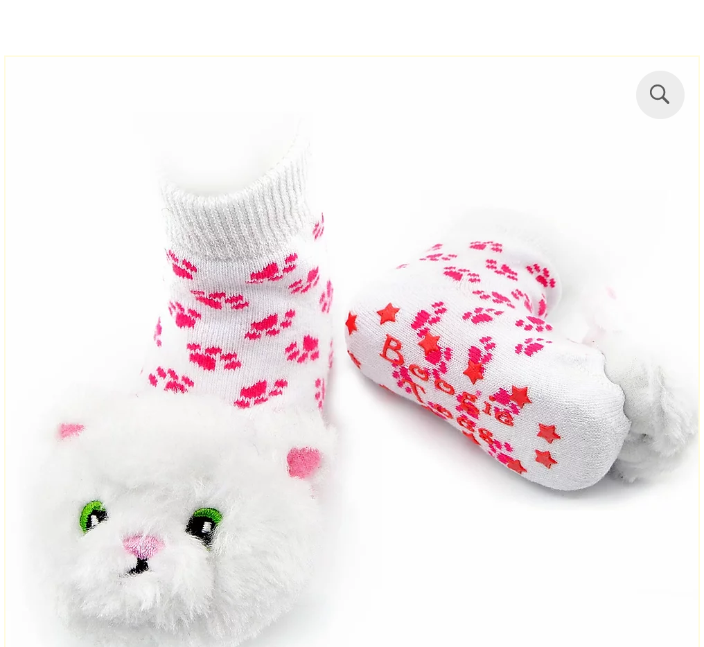 White Furball Boogie Toes