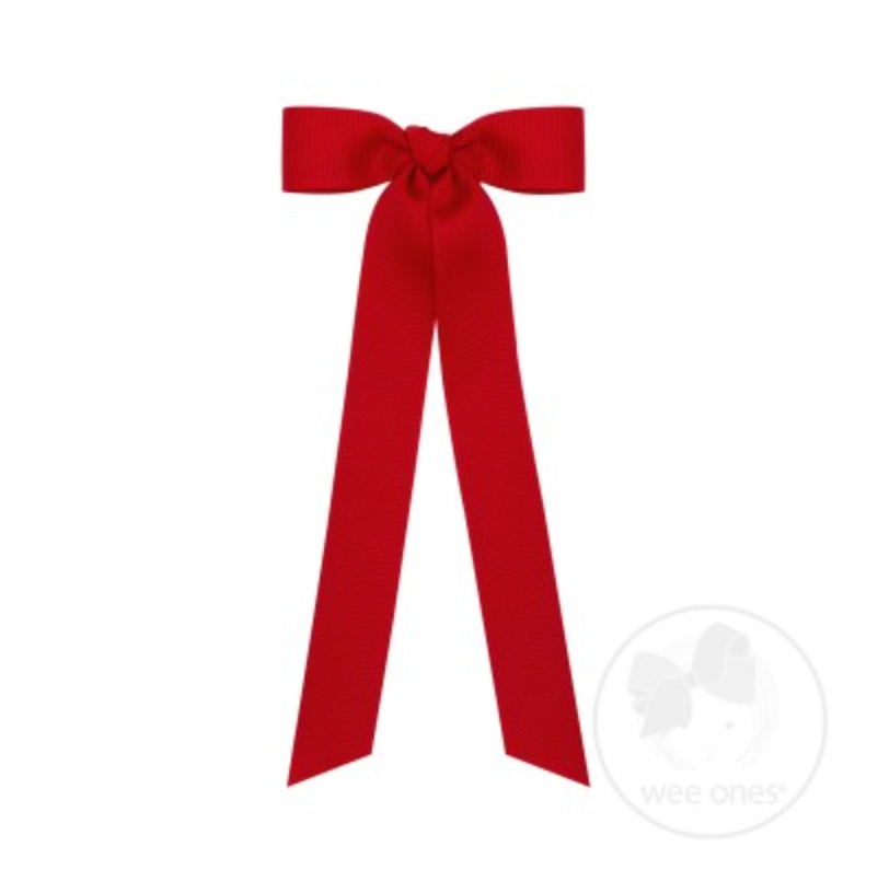 Small Streamer Grosgrain Hair Bow