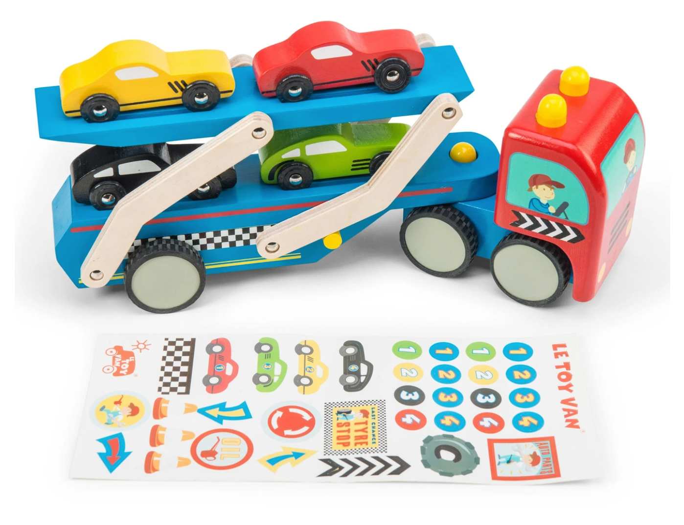 Race Car Transporter Set