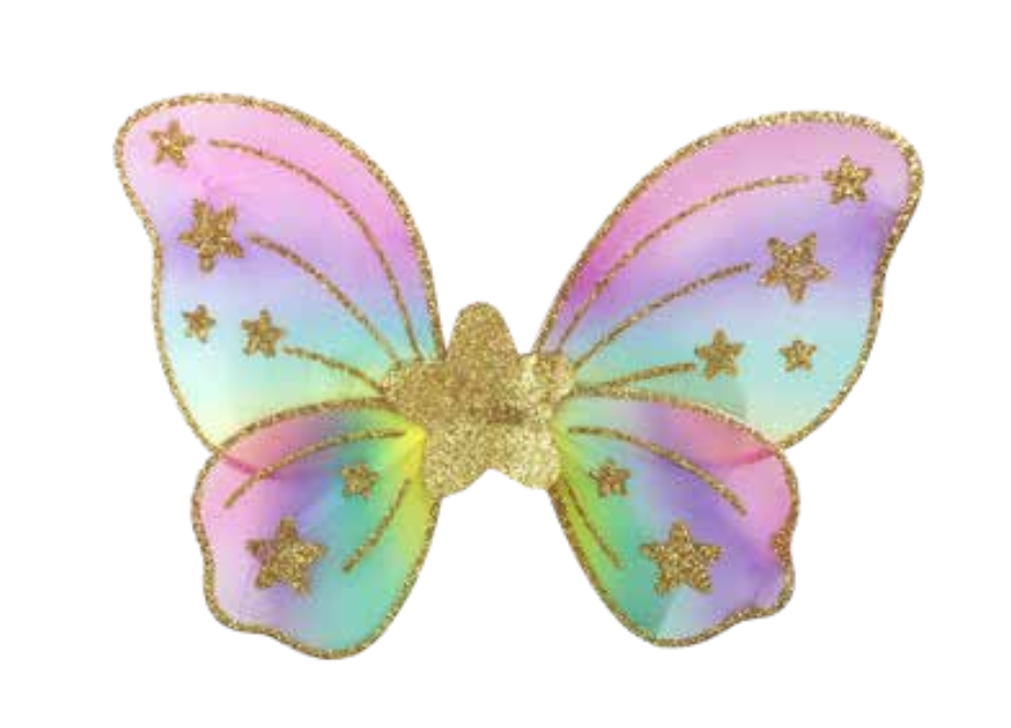Pastel Rainbow Star Wing
