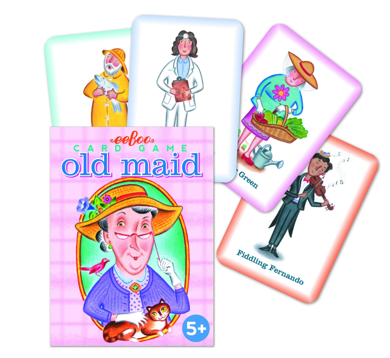 Old Maid Playing Cards
