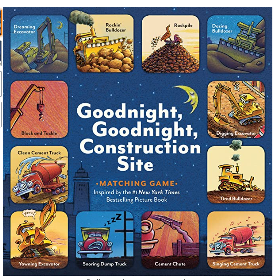 Goodnight, Goodnight Construction Site Matching Game