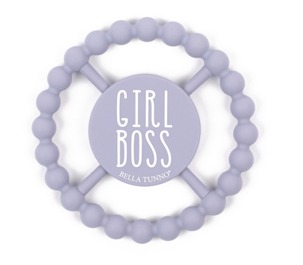 Girl Boss Happy Teether
